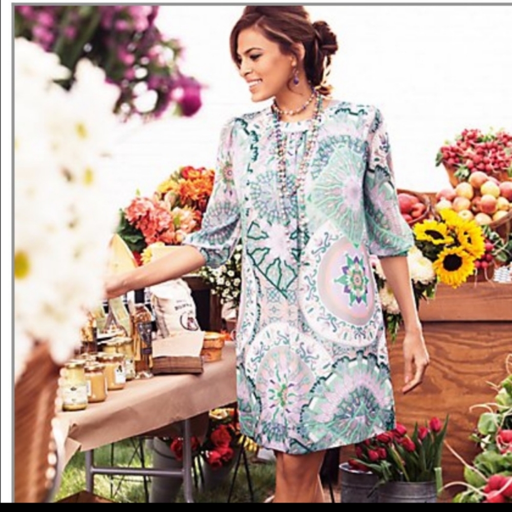 Eva Mendes for New York & Co. Floral Shift Dress